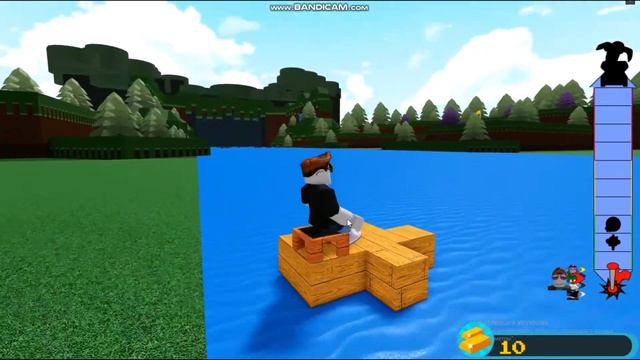 Пиратские Приключения! (не очень) Roblox Build a ship and find the treasure#1 смотреть онлайн