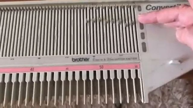 Brother KX-395 convertible knitting machine смотреть онлайн