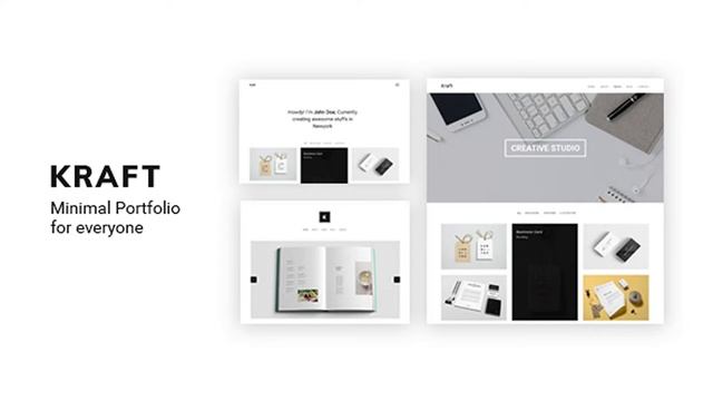 Kraft - Minimal Portfolio WordPress Theme | Themeforest Website Templates and Themes смотреть онлайн