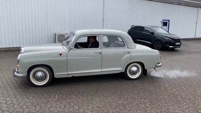 1956 Mercedes-Benz 180 "Ponton" (W120) смотреть онлайн