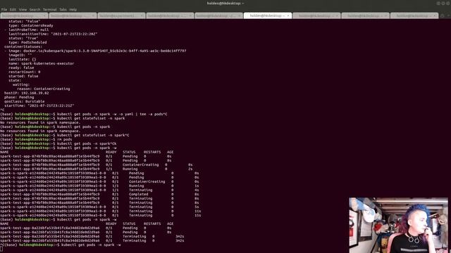 Spark on Kube - Statefulset cleanup (part 4) - now to test with PVs as well смотреть онлайн