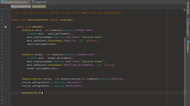 Bukkit Coding 1.11 | Episode 23 - Custom Crafting Recipes смотреть онлайн