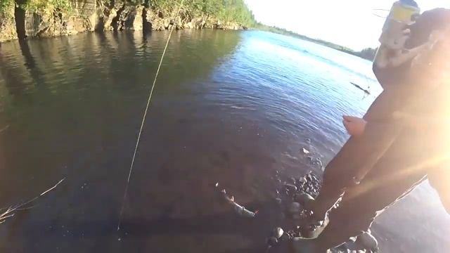 Ловим тайменя и ленка на блесну Рыбалка Дальний Восток смотреть онлайн