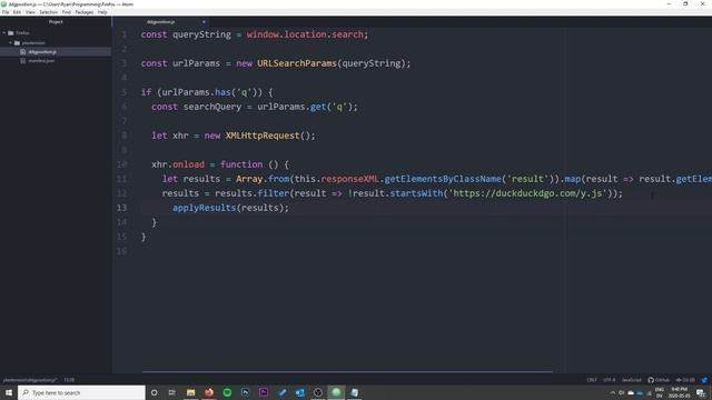 Firefox Extension Development [1] Basic Add-on with Content Script HTTP Request смотреть онлайн