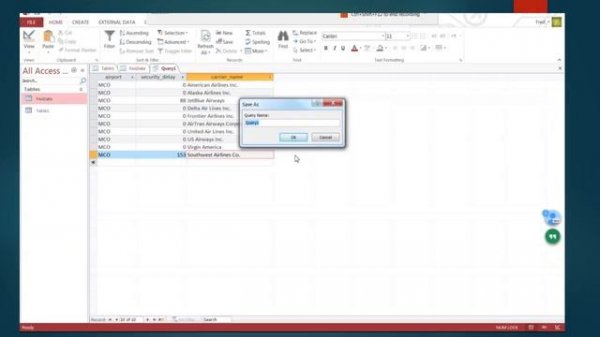 Microsoft Access Data Import with Comma Separated Values File