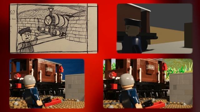LEGO Thomas and Friends | Percy's Predicament Crash | VFX Breakdown | LEGO Train Crash смотреть онлайн