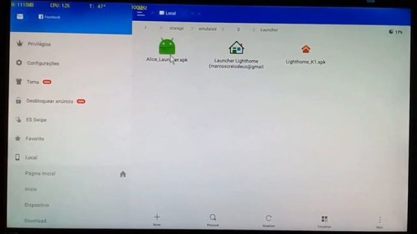 Launcher para TV BOX (Launcher Alice)