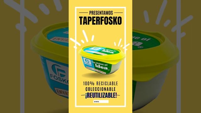 ?♻️ TAPERFOSKO: ¡100% reciclables y 100% reutilizables! смотреть онлайн