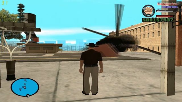 Diamond RP Crystal | Типичный день вертолёта в тюрьме Alcztraz