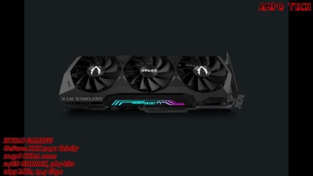 ZOTAC GAMING GeForce RTX 3090 Trinity Graphics Card | AMPo Tech смотреть онлайн