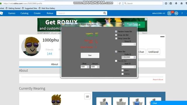 Auto Followers Bot Roblox 2018 смотреть онлайн