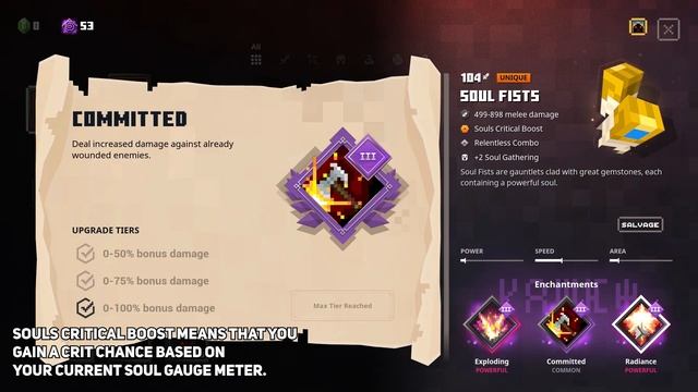 What Souls Critical Boost Means Minecraft Dungeons смотреть онлайн