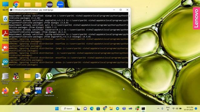 Installing Django and create Django application in Python смотреть онлайн
