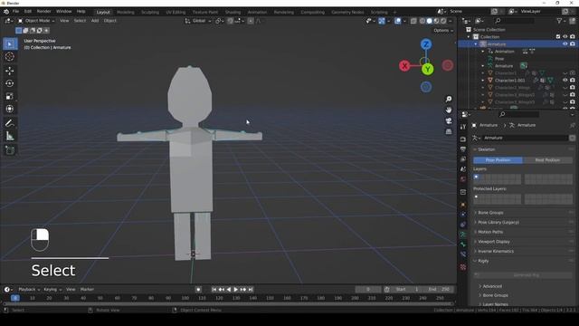 1 Rig & viele Charaktere: Setup für Unity ? The Blender Creations (Blender Tutorial Deutsch) [S1E50 смотреть онлайн