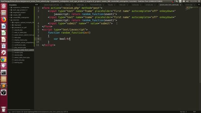 Easiest Way To Disable Form Submit On Enter Pressed | Javascript Tutorial | With Code Link смотреть онлайн