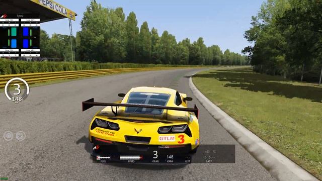 Assetto Corsa Chevrolet Corvette C7R Gameplay смотреть онлайн