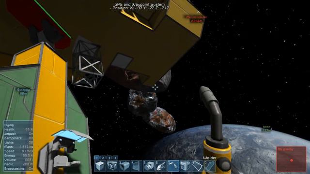 Space Engineers Pirate scenario S1E3 ( stargates and solar power) смотреть онлайн