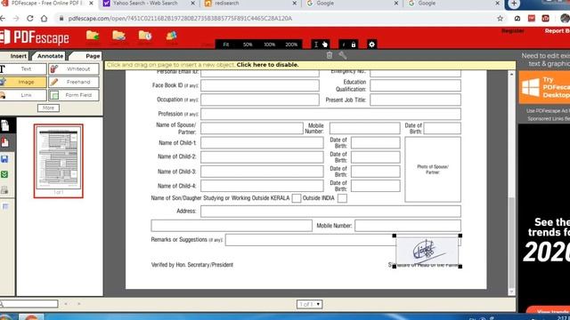 How to edit, fill up, photo, signature pasting in PDF documents.എങ്ങനെ PDF pages എഡിറ്റ് ചെയ്യാം смотреть онлайн