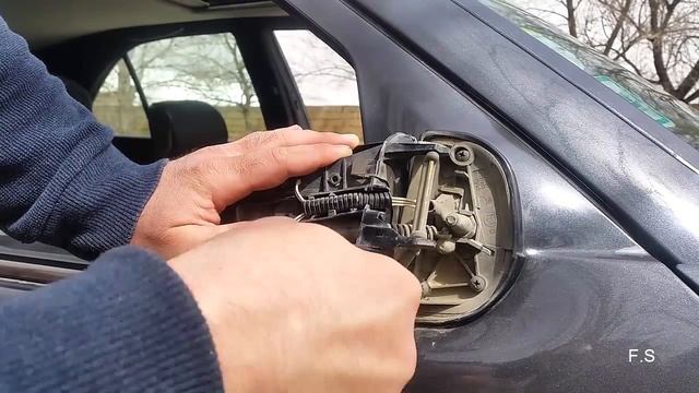 How to Replace Side Rear-View Mirror Мercedes w210 смотреть онлайн