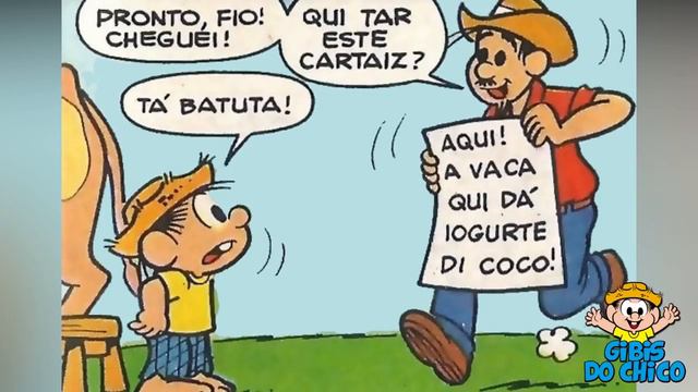 A vaca do Chico tá dando iogurte e café| LEITINHO INCREMENTADO | Gibis do Chico смотреть онлайн