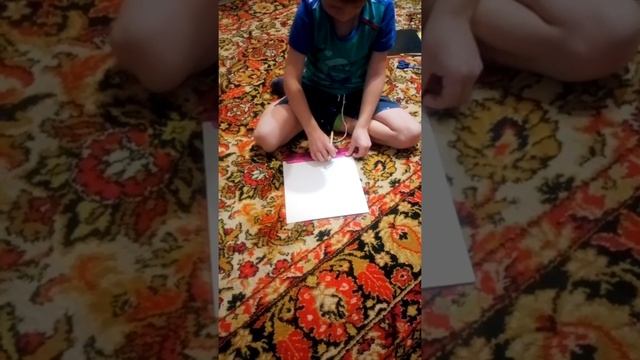 Как сделать закладку #аппликация#детскаяподелка#школа смотреть онлайн