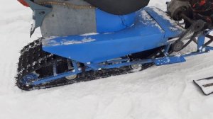 Снегоход самодельный мини.