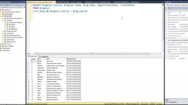 Уроки MS SQL Server. Оператор SELECT