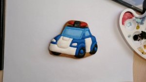 Пряник Робокар Поли. Топпер Робокар Поли.