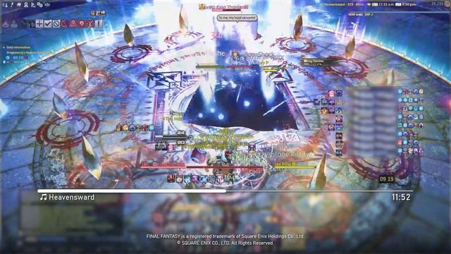 Dragonsong's Reprise (Ultimate) BGM With Lyrics - FFXIV OST