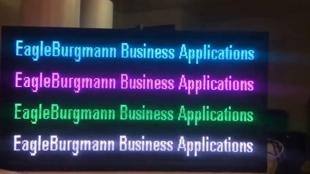 Светодиодная бегущая строка полноцветная 81,8см на 43,4см, шаг диодов 3мм