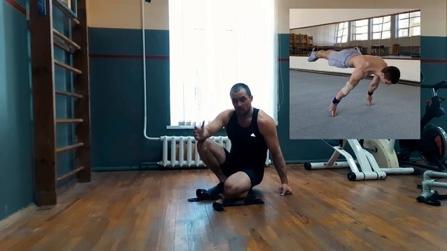 Подводящее упражнение для горизонта|exercise for the planche смотреть онлайн