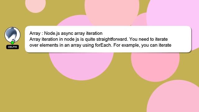 Array : Node.js async array iteration смотреть онлайн