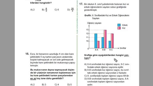 2020 8. SINIF ve HAZIRLIK BURSLULUK SINAVI ÇÖZÜMLERİ смотреть онлайн