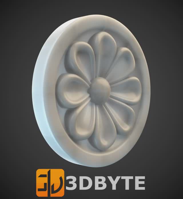 #3dmodel - Round #decor 27 || Круглый декор 27 #3dbyte #3dprint
