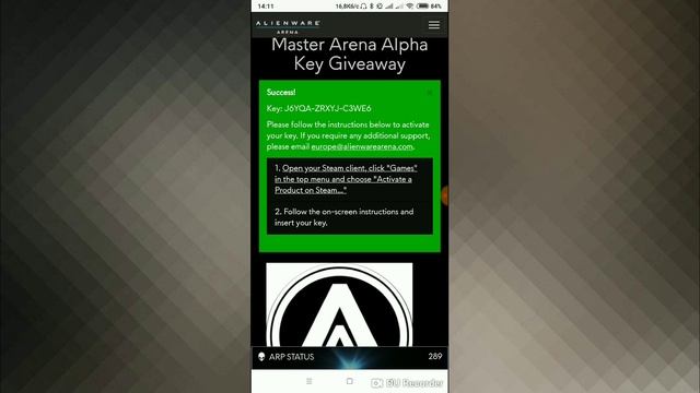 Master Arena Alpha Key смотреть онлайн