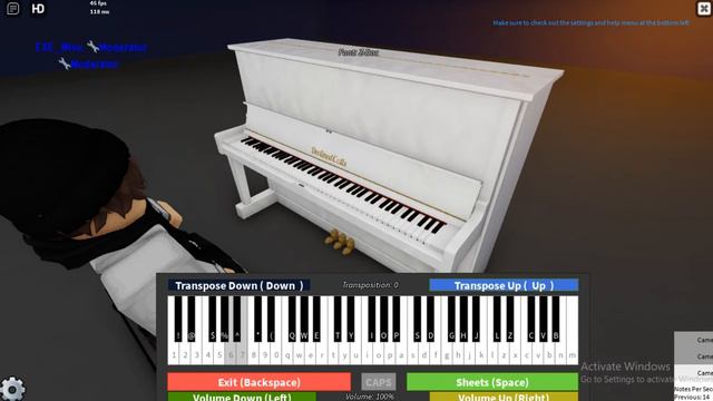 Roblox Piano - Mr. Bean Opening Theme смотреть онлайн