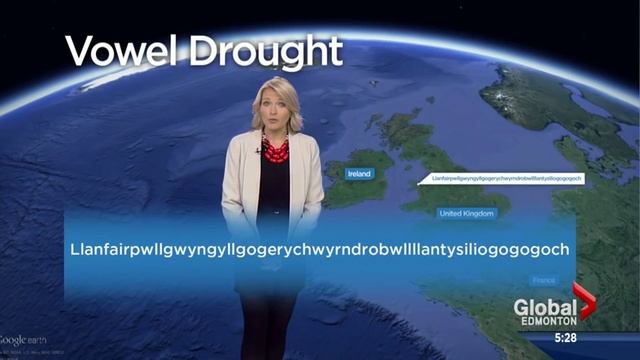 Global News staff try to pronounce Welsh village смотреть онлайн