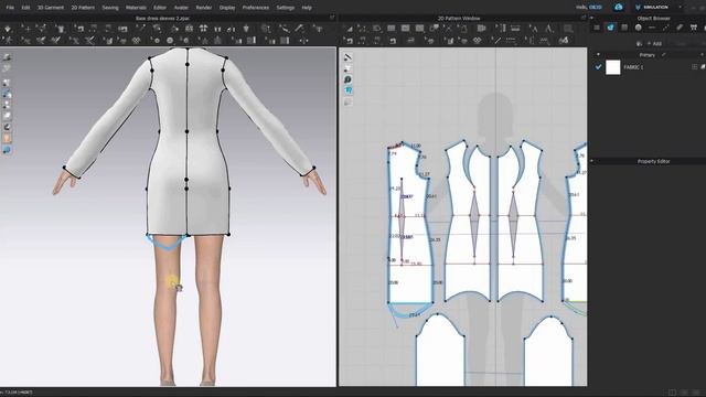 3. Как начать работать в CLO 3D Для начинающих 3 урок (1 часть) смотреть онлайн