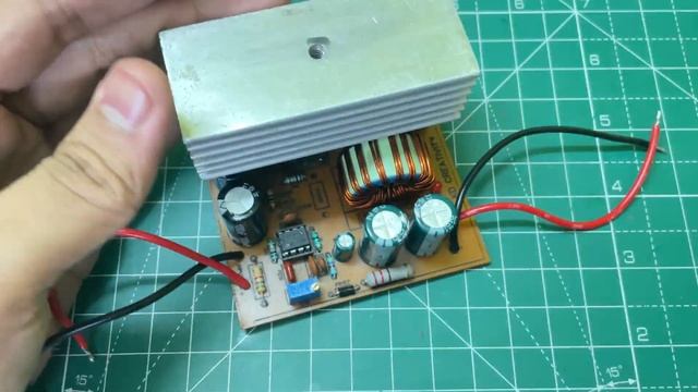 DIY 30V-70V TO 12V HIGH CURRENT BUCK CONVERTER WITH UC3845