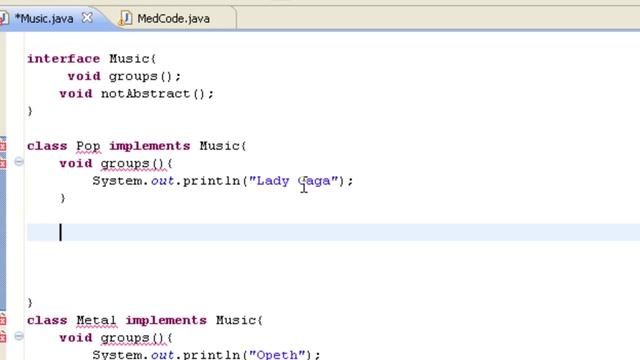 Beginner Java Tutorial # 11 - Abstract methods, abstract classes, interfaces[MedCode] смотреть онлайн