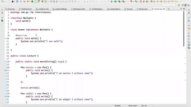 Core Java - Anonymous inner class смотреть онлайн