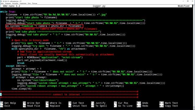 Raspberry pi.3g модем. SMS.Отправка фото на почту. смотреть онлайн