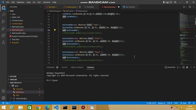 java app crud operations on mysql database(part one) смотреть онлайн