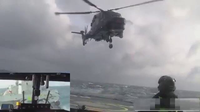 Посадка верталета во время шторма смотреть онлайн