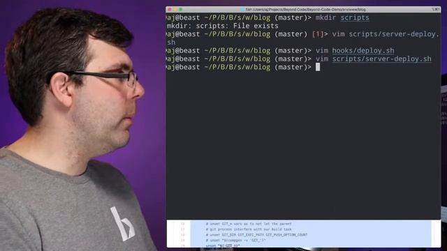 Beyond Code Live 016.b - How to add Remote Git Hooks to our Blog for Continuous Deployment (redo) смотреть онлайн