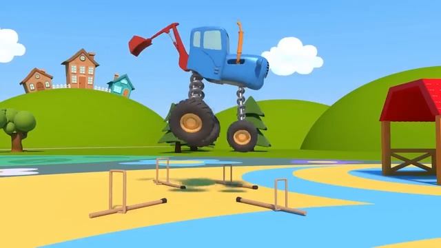 Игры Синего трактора   Волшебные штучки на детской площадке   Мультики про машинки