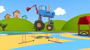 Игры Синего трактора   Волшебные штучки на детской площадке   Мультики про машинки