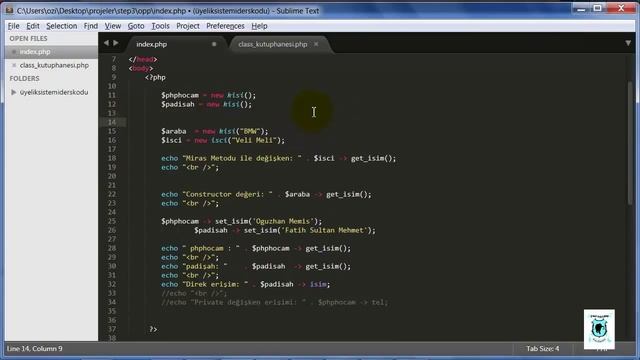 OOP- Nesne Tabanlı Php – Override – Ders 19 смотреть онлайн