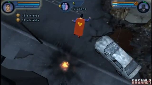 Justice League Heroes (PSP) walkthrough part 1 смотреть онлайн