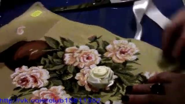 ПРЯМАЯ РОЗА -- ШКОЛА ВЫШИВКИ ЛЕНТАМИ Татьяны Шелиповой How to Make Ribbon Roses /자수 리본 장미/ 丝带绣 смотреть онлайн